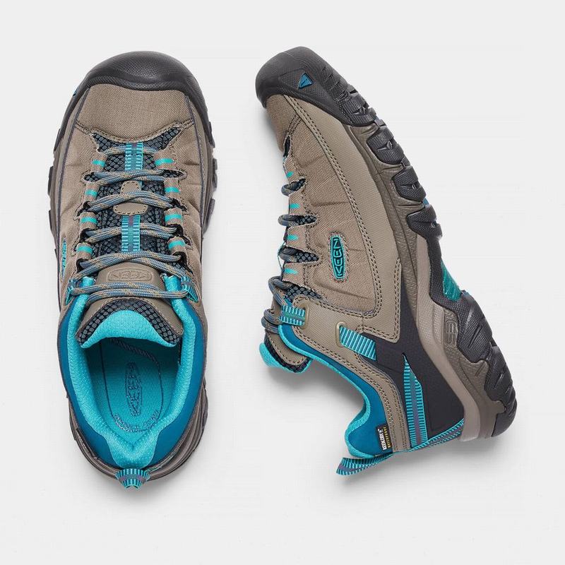 Keen Targhee Exp Waterproof - Kadın Trekking Ayakkabısı - Mavi Mercan - Türkiye (039248STQ)